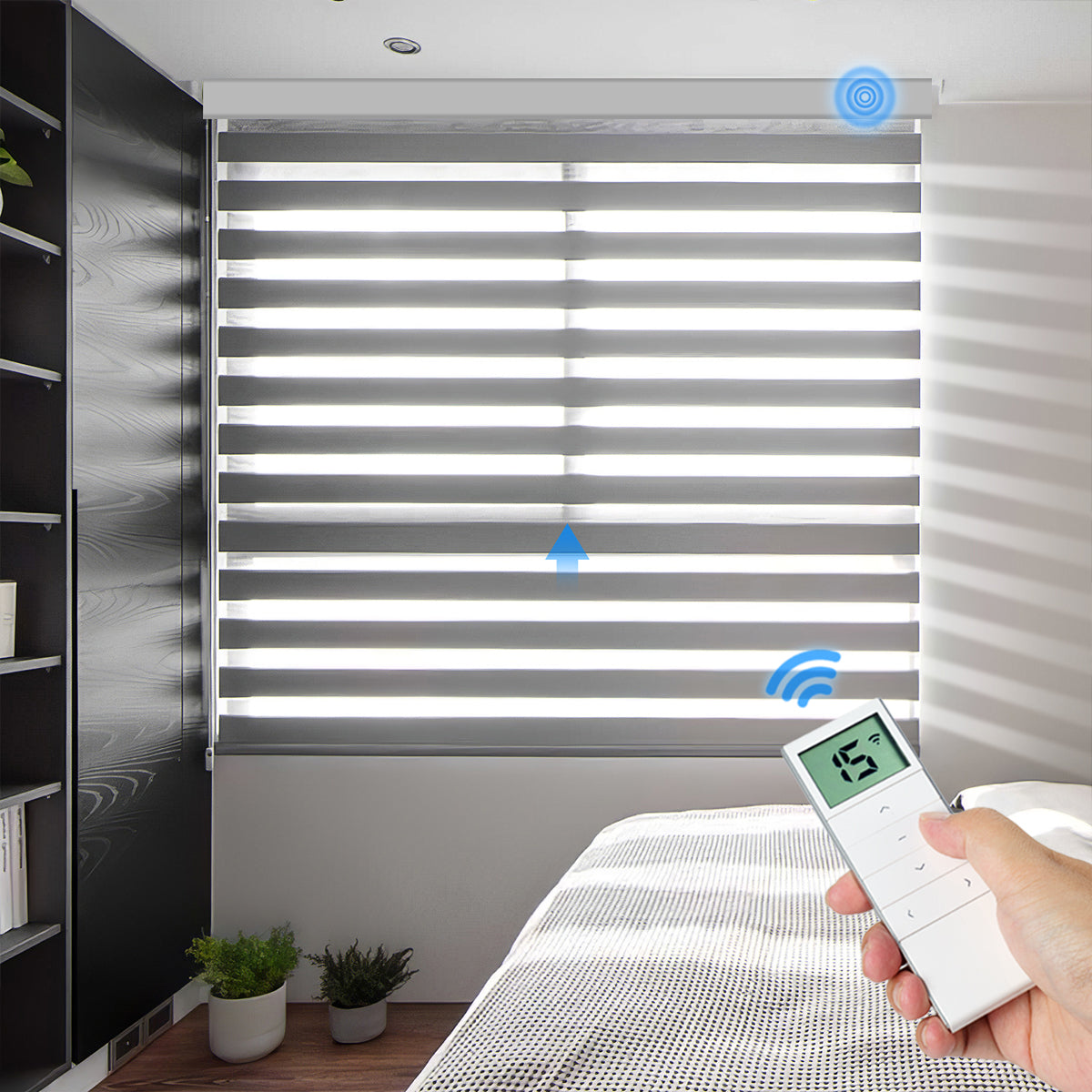 Motorized Zebra Blinds - Tokblind official