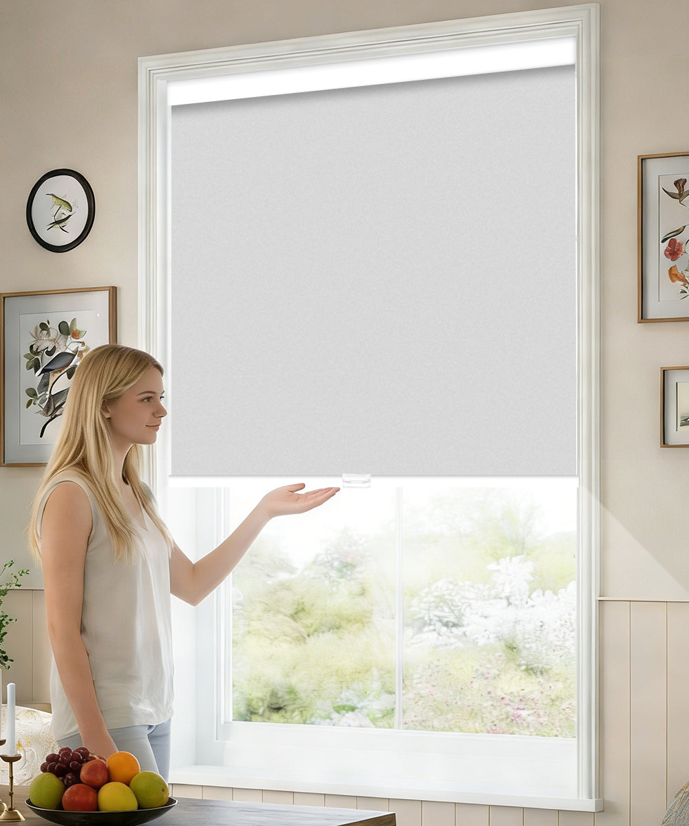 Manuell bedienbares, kabelloses Verdunkelungsrollo