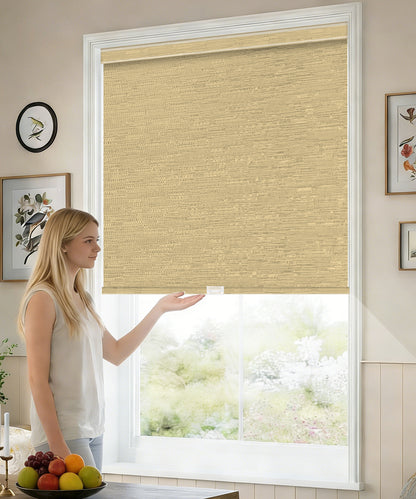 Manuell bedienbares, kabelloses Verdunkelungsrollo