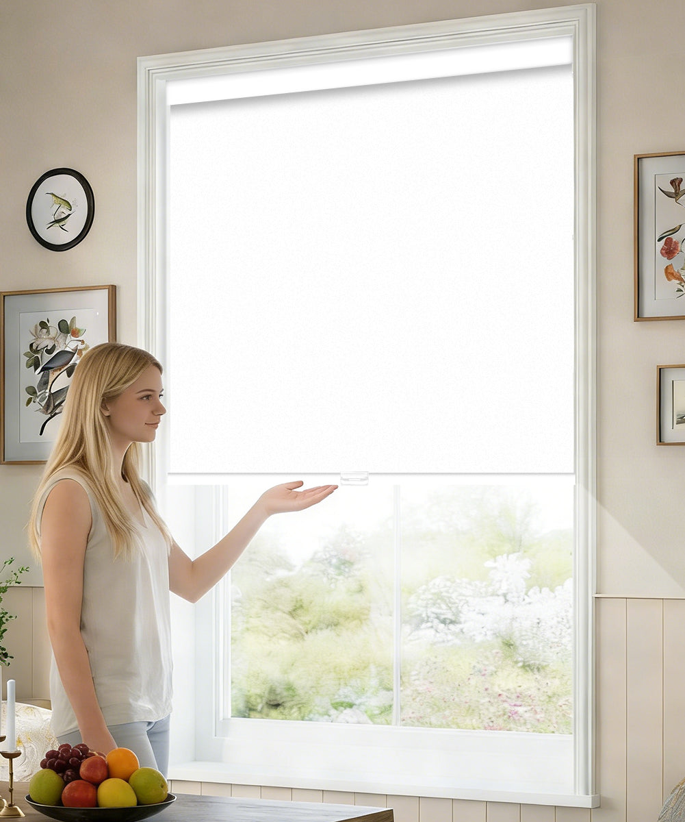 Manuell bedienbares, kabelloses Verdunkelungsrollo