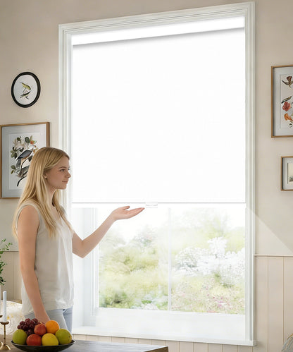 Manuell bedienbares, kabelloses Verdunkelungsrollo