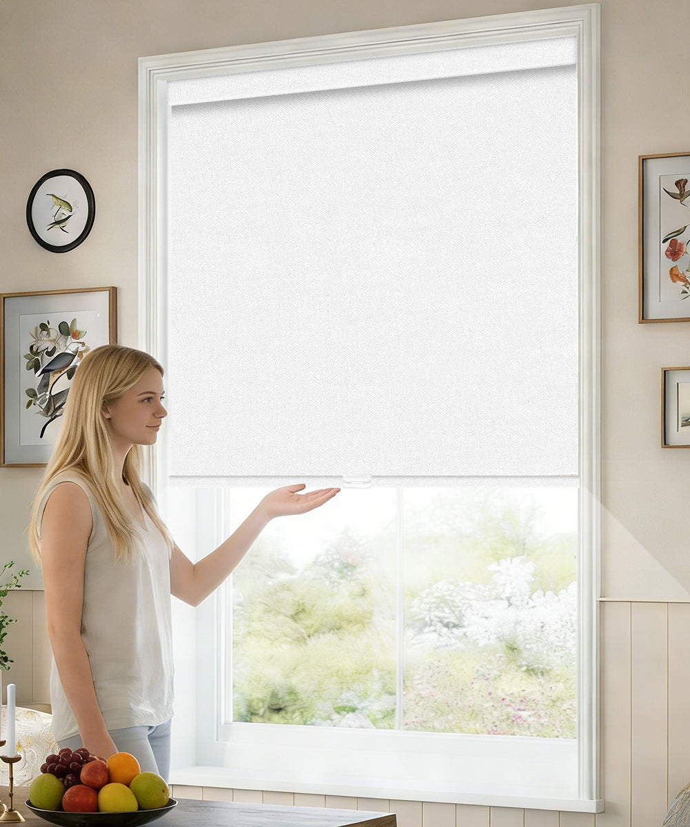 Manuell bedienbares, kabelloses Verdunkelungsrollo