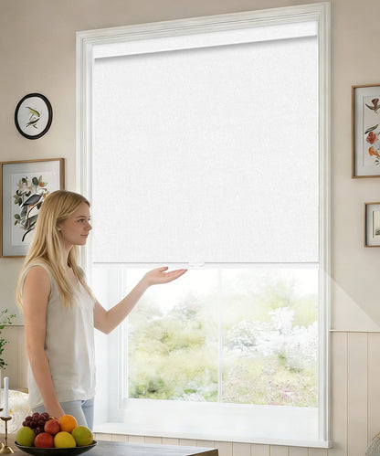 Manuell bedienbares, kabelloses Verdunkelungsrollo