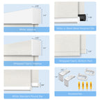 Motorized Dual Roller Shades, Blackout & Light Filtering