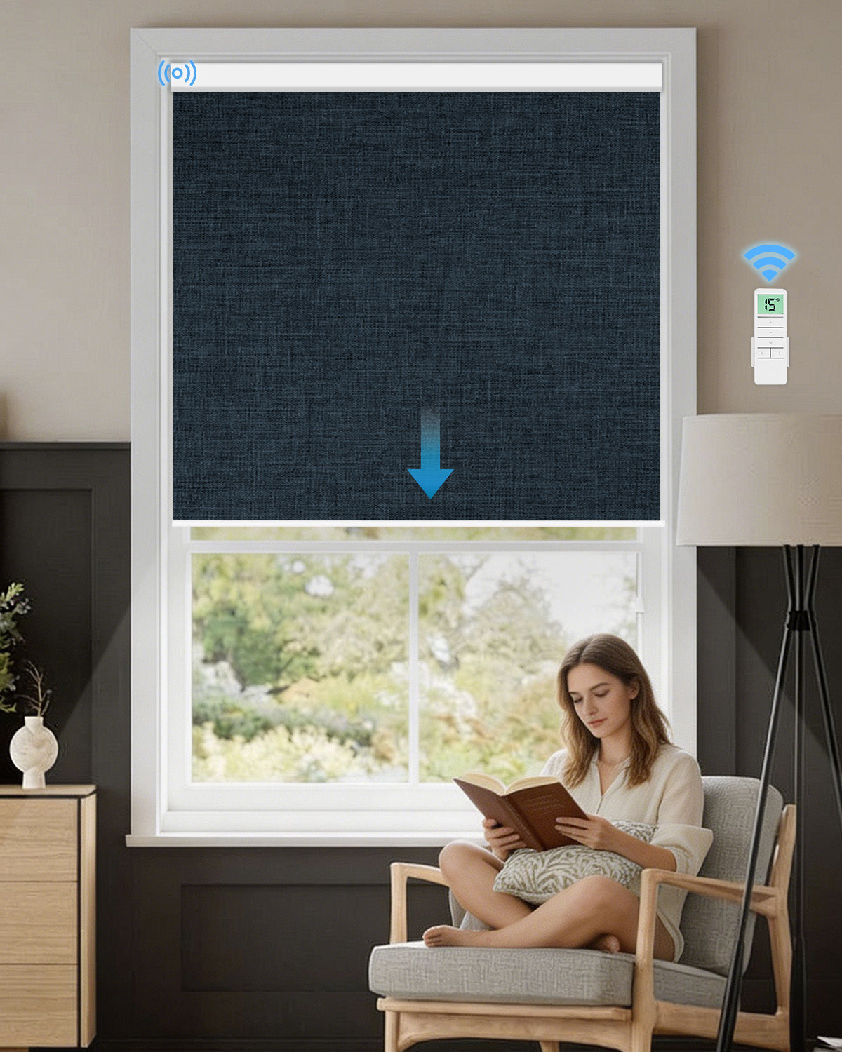 Intelligenter motorisierter Verdunkelungsrollo