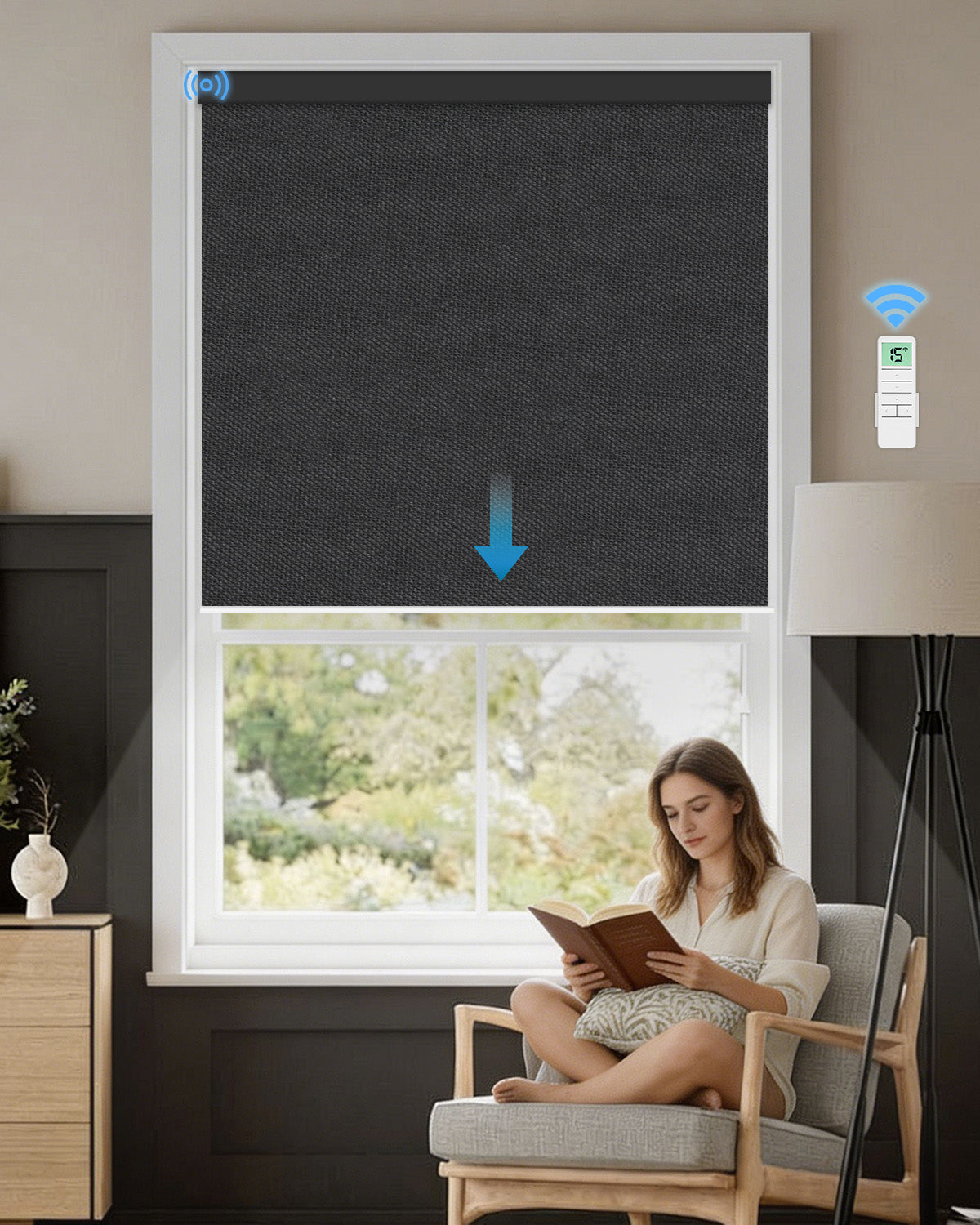 Intelligenter motorisierter Verdunkelungsrollo