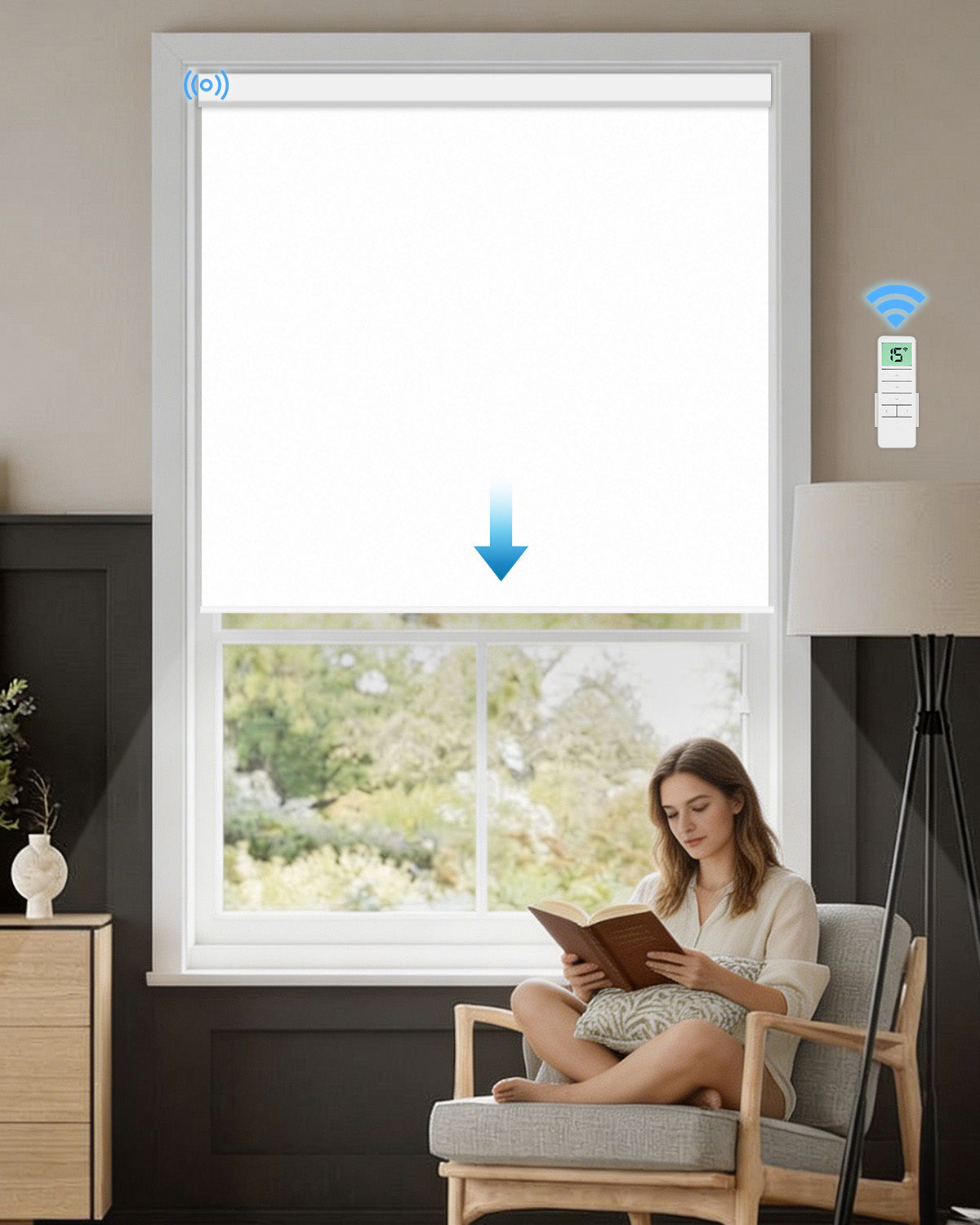 Intelligenter motorisierter Verdunkelungsrollo