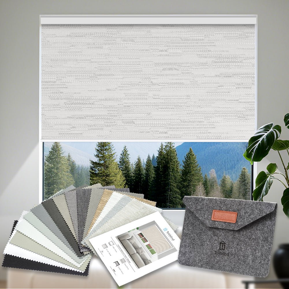 Blackout Roller Shade Fabric Samples - Tokblind official