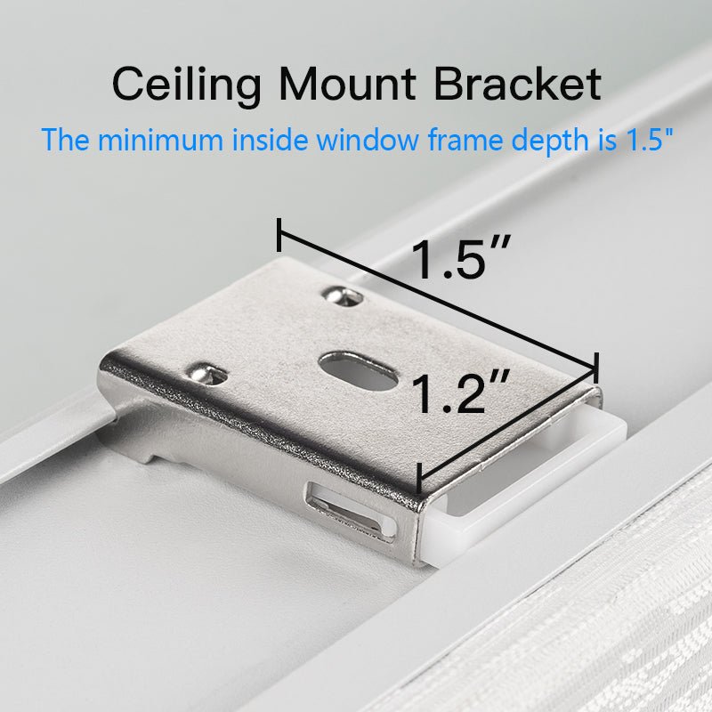Ceiling Mount Brackets for Tokblind Shade with Valance - Tokblind official
