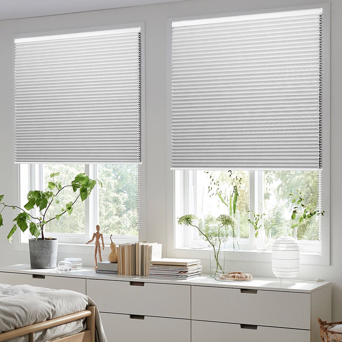 Manual Corded Cellular Shade - 100% Blackout - Tokblind official