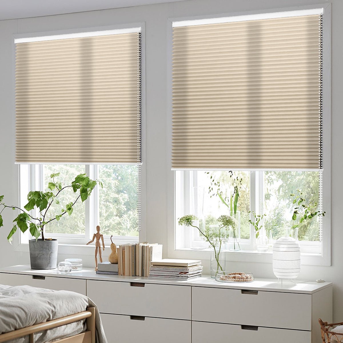 Manual Corded Cellular Shade - Light Filtering - Tokblind official