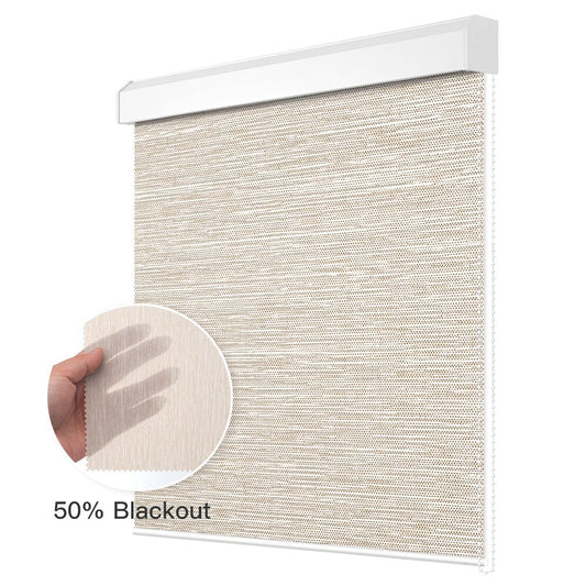 Manual Corded Light Filtering Roller Shade - Tokblind official