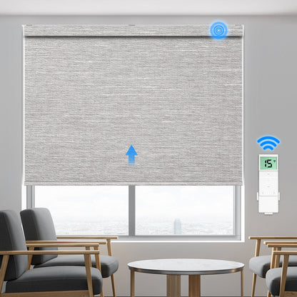 Motorized Blackout Roller Shade (Fabric Wrapped) - Tokblind official