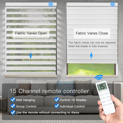 Motorized Blackout Shangri - La Sheer Shade - Tokblind official