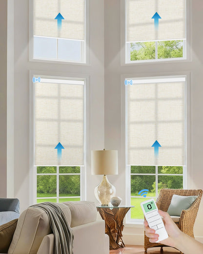 Motorized Light Filtering Roller Shades - Tokblind official