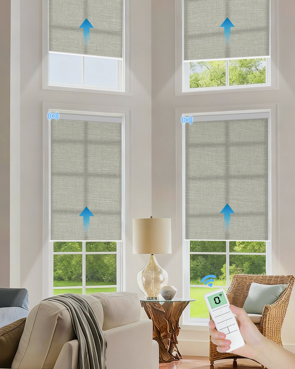 Motorized Light Filtering Roller Shades - Tokblind official