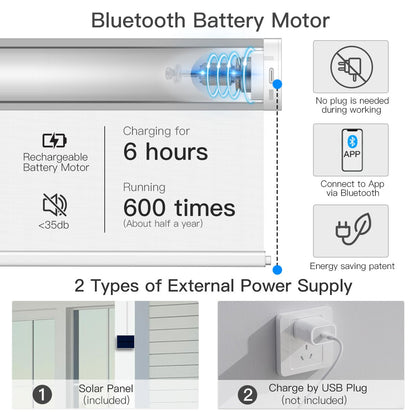Motorized Outdoor Roller Shade - Tokblind official