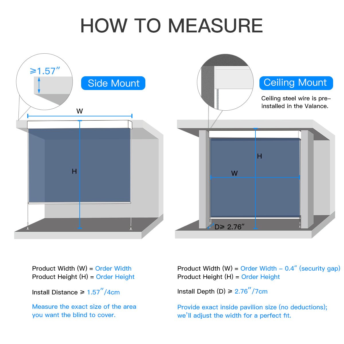 Motorized Outdoor Roller Shade - Tokblind official