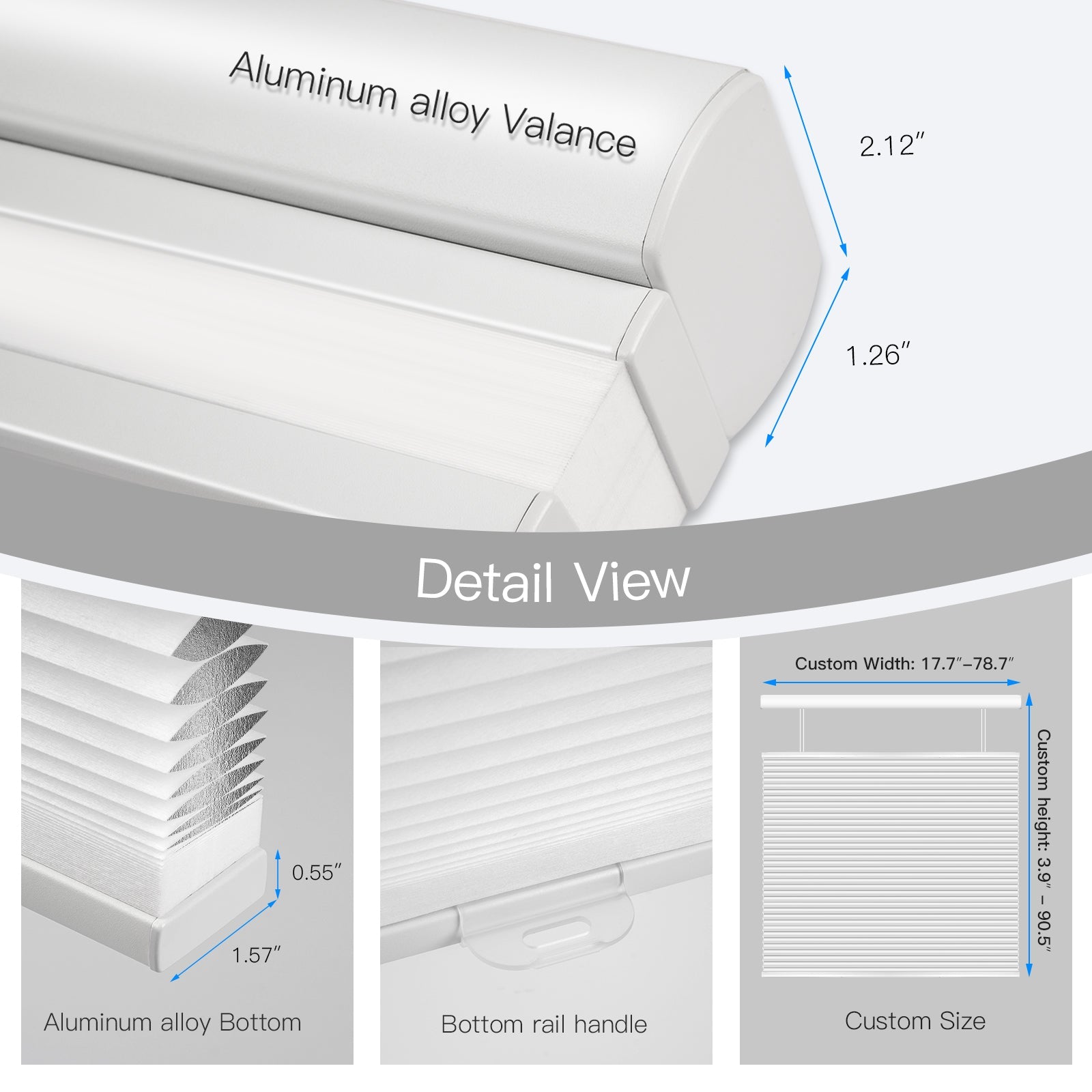 Top Down Bottom Up Manual Cellular Shade - 100% Blackout - Tokblind official